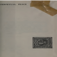 perpetual peace - kantuoft